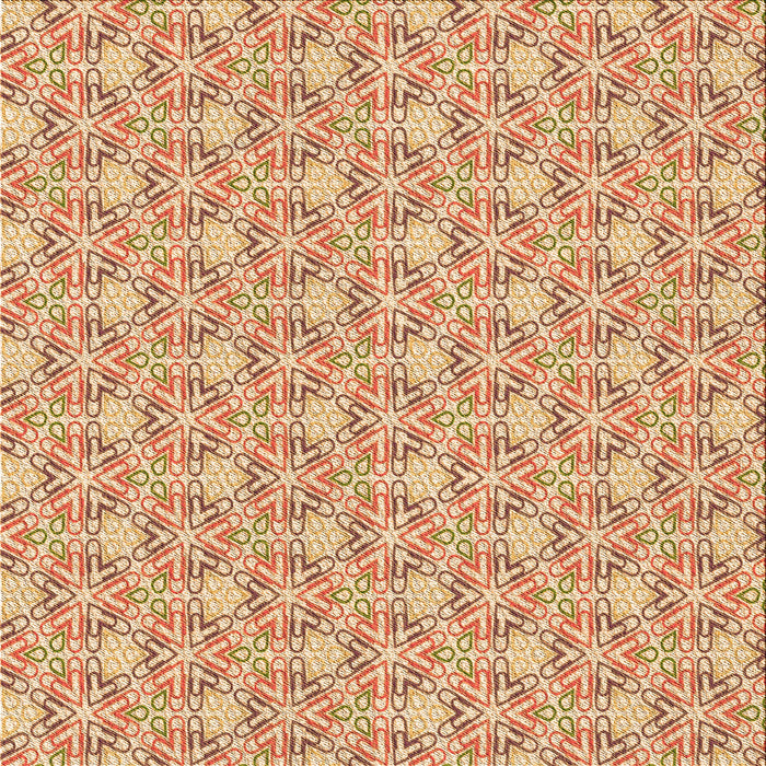 Round Machine Washable Transitional Orange Rug, wshpat362org