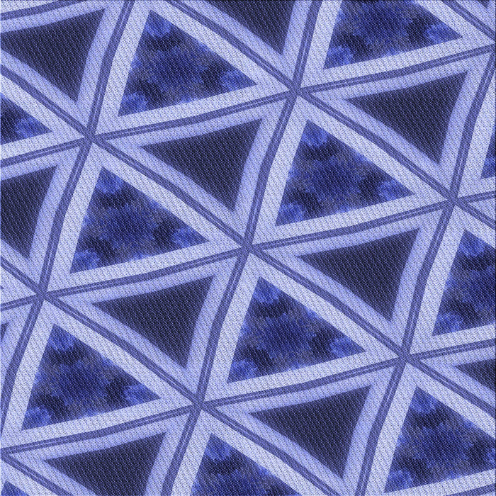 Round Patterned Denim Blue Rug, pat3620blu