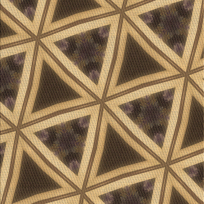 Patterned Golden Gold Rug, pat3620brn