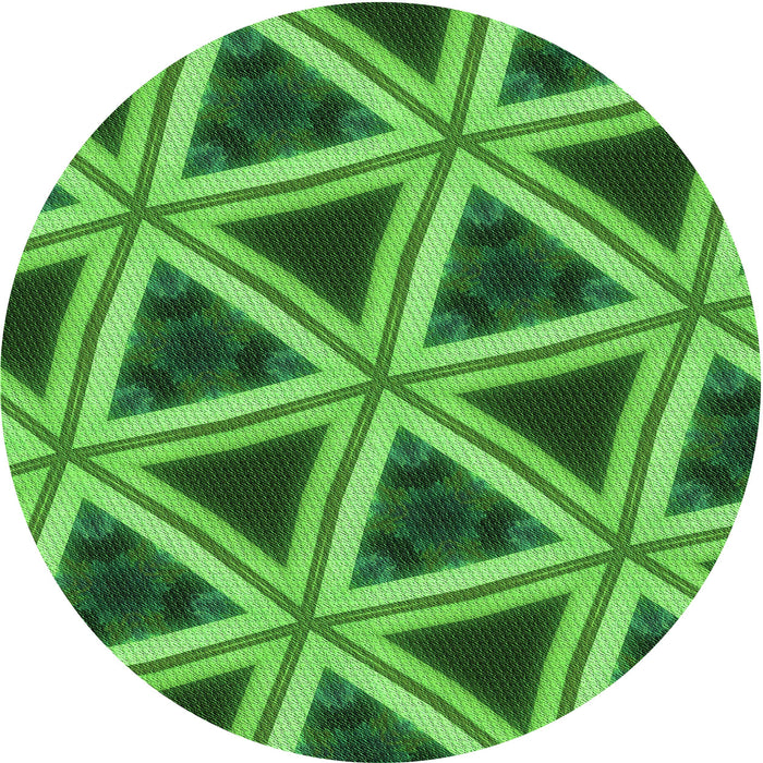 Square Machine Washable Transitional Green Rug in a Living Room, wshpat3620grn