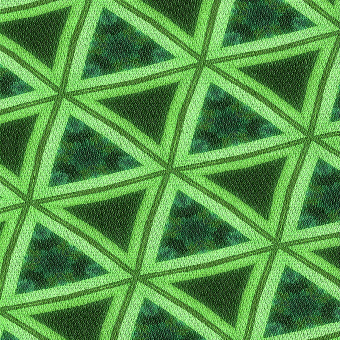 Round Patterned Green Rug, pat3620grn