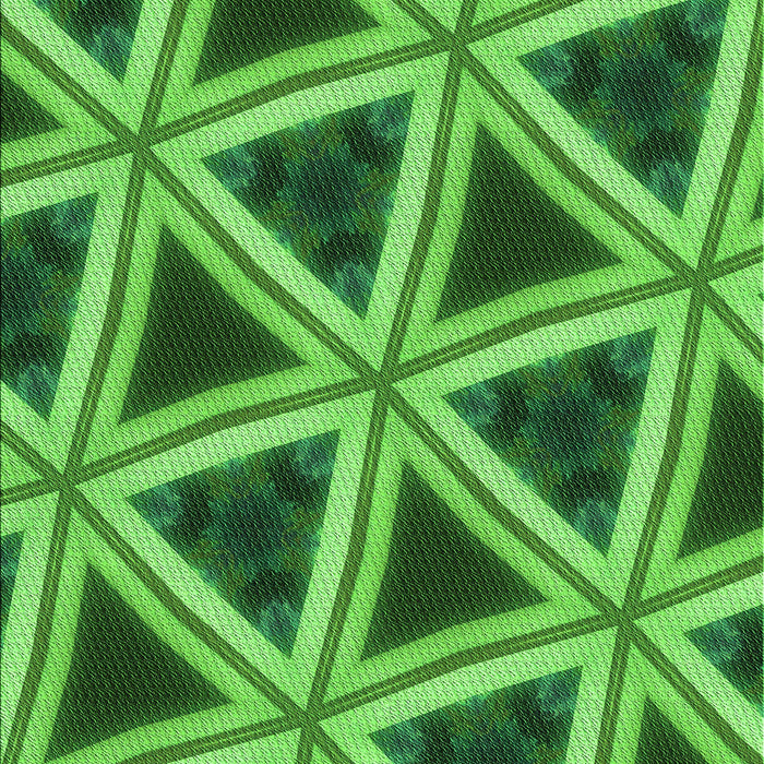 Patterned Green Rug, pat3620grn