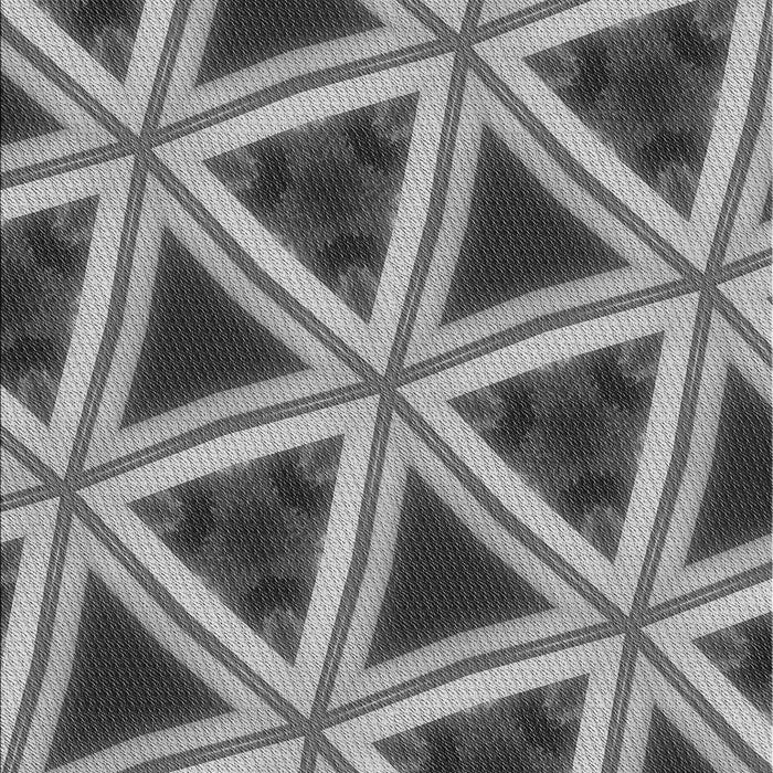 Machine Washable Transitional Black Rug, wshpat3620gry