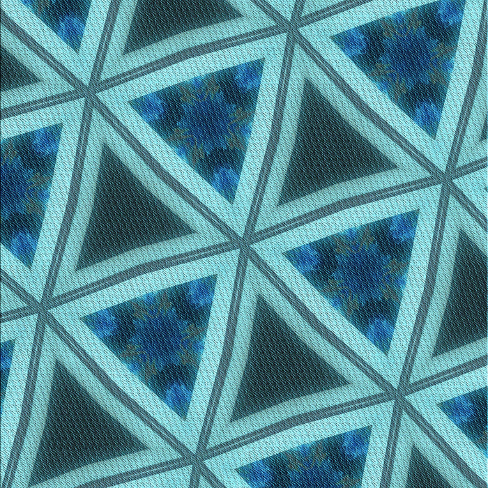 Patterned Teal Green Rug, pat3620lblu