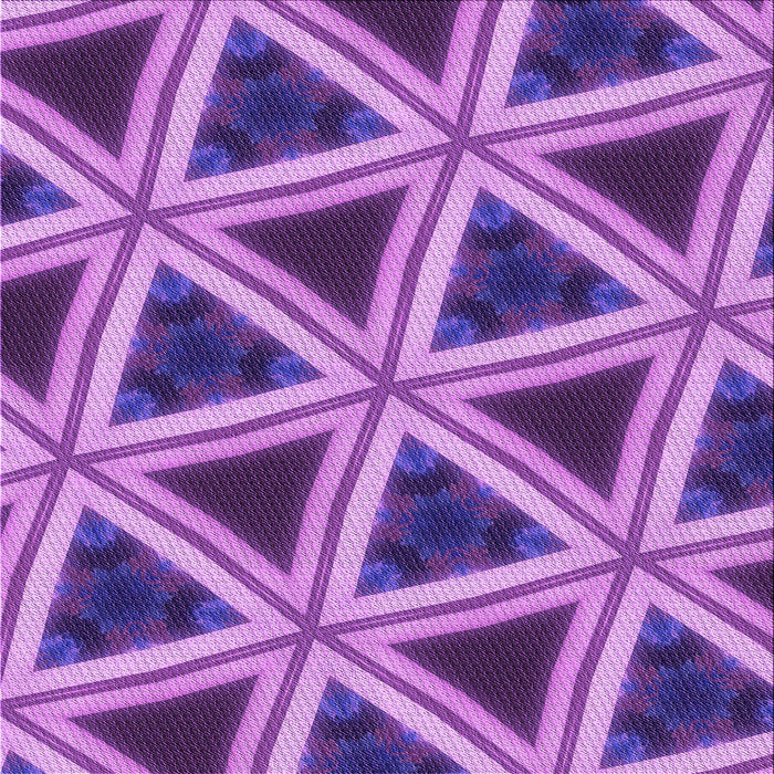 Round Patterned Purple Rug, pat3620pur