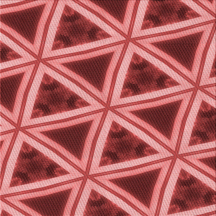 Round Patterned Red Rug, pat3620rd