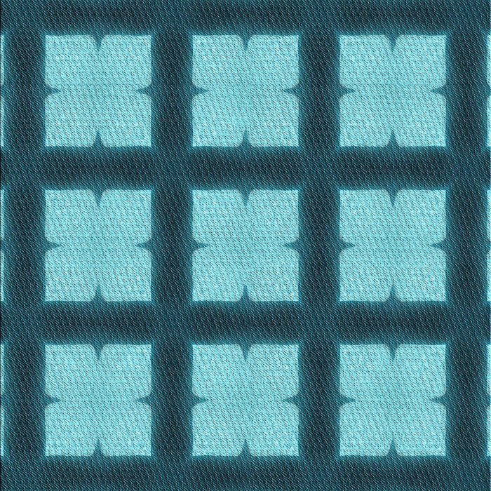 Machine Washable Transitional Diamond Blue Rug, wshpat3621lblu