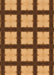 Patterned Red Brown Rug, pat3621org