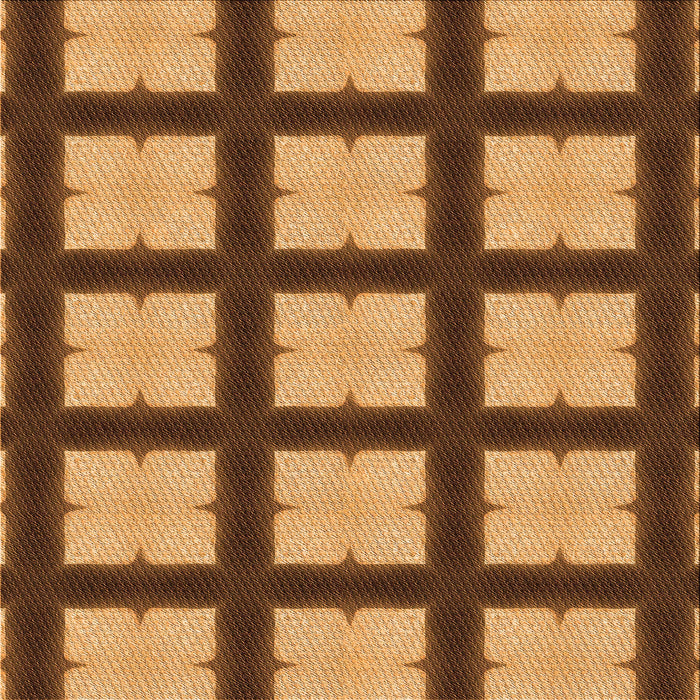 Round Patterned Red Brown Rug, pat3621org