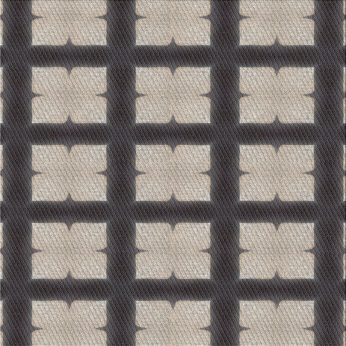 Sideview of Machine Washable Transitional Black Rug, wshpat3621