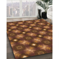 Patterned Orange Rug, pat3622org