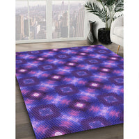 Patterned Amethyst Purple Rug, pat3622pur