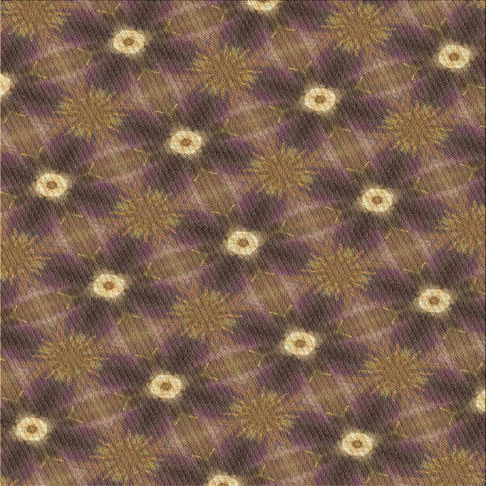 Round Patterned Copper Brown Rug, pat3623brn