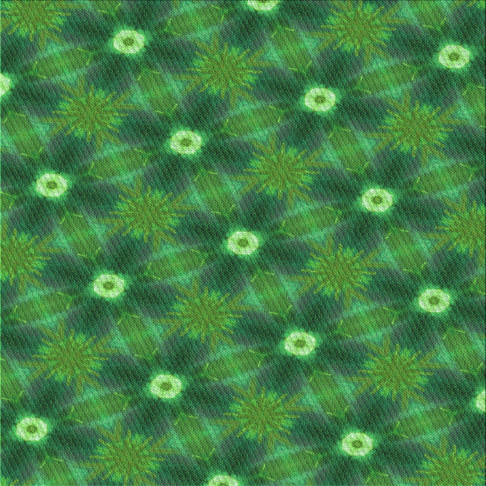 Round Patterned Forest Green Rug, pat3623grn