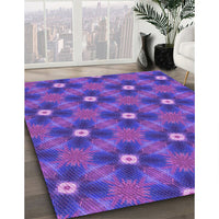 Patterned Purple Rug, pat3623pur