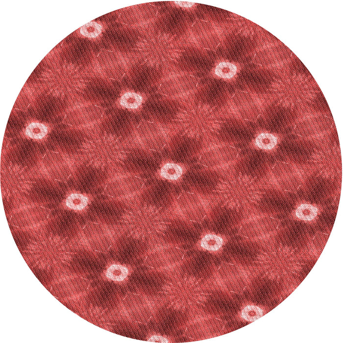 Square Patterned Red Rug, pat3623rd