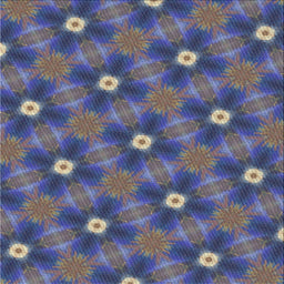 Square Patterned Lavender Purple Novelty Rug, pat3623