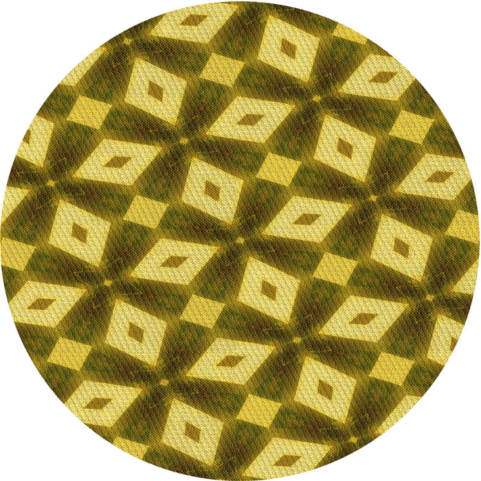 Square Machine Washable Transitional Dark Bronze Brown Rug in a Living Room, wshpat3624yw