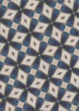 Patterned Silver Pink Novelty Rug, pat3624