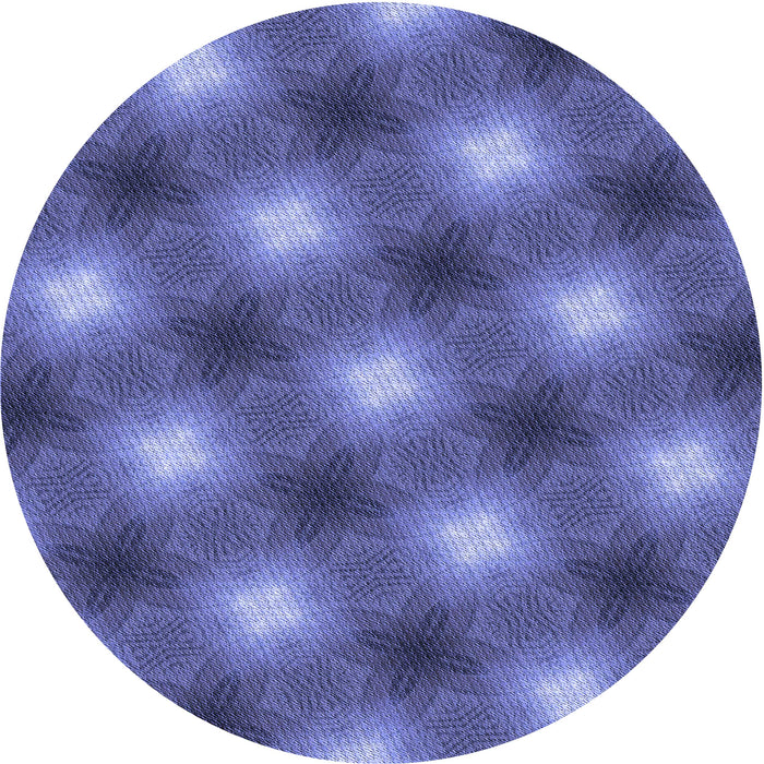 Square Patterned Light Slate Blue Rug, pat3625blu