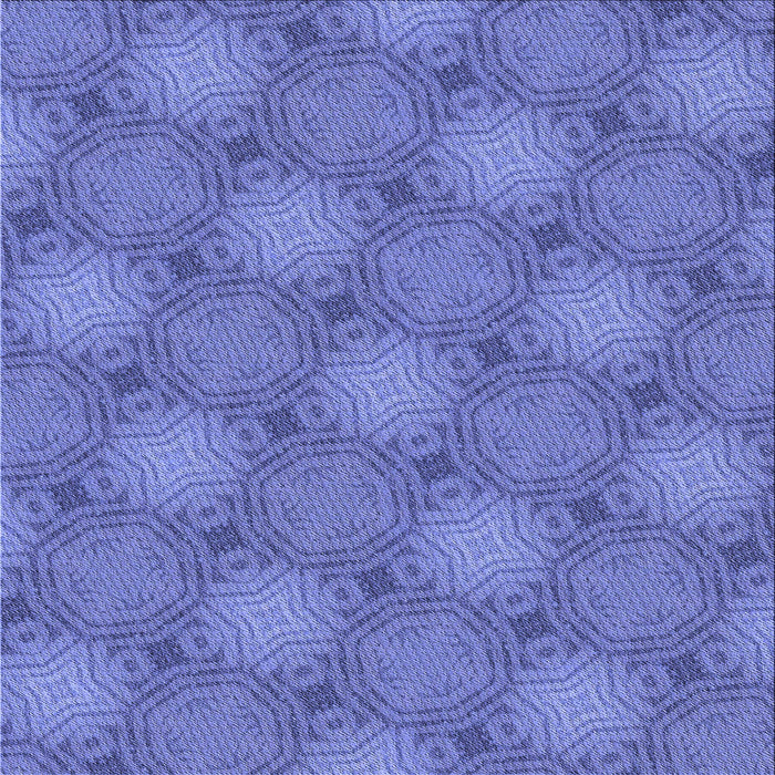 Round Patterned Sky Blue Rug, pat3626blu