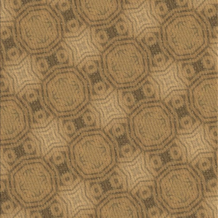 Patterned Saddle Brown Rug, pat3626brn