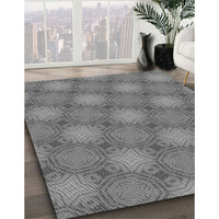 Patterned Carbon Gray Rug, pat3626gry