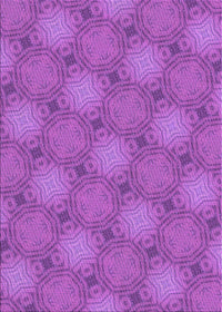 Machine Washable Transitional Bright Neon Pink Purple Rug, wshpat3626pur