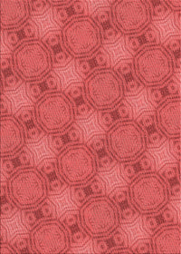 Machine Washable Transitional Red Rug, wshpat3626rd