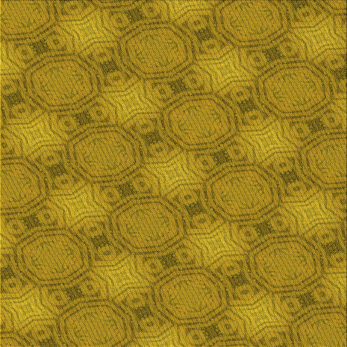 Round Patterned Dark Bisque Brown Rug, pat3626yw