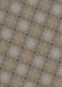 Machine Washable Transitional Light French Beige Brown Rug, wshpat3626