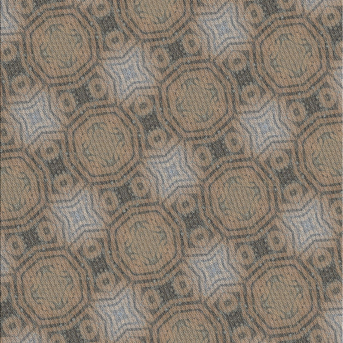 Machine Washable Transitional Light French Beige Brown Rug, wshpat3626