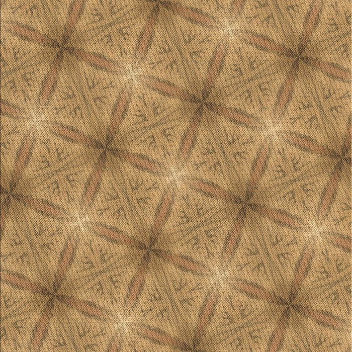 Patterned Yellow Rug, pat3627brn