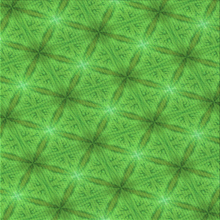 Round Patterned Neon Green Rug, pat3627grn