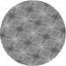 Square Patterned Smokey Gray Rug, pat3627gry
