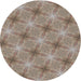 Square Machine Washable Transitional Brown Rug, wshpat3627