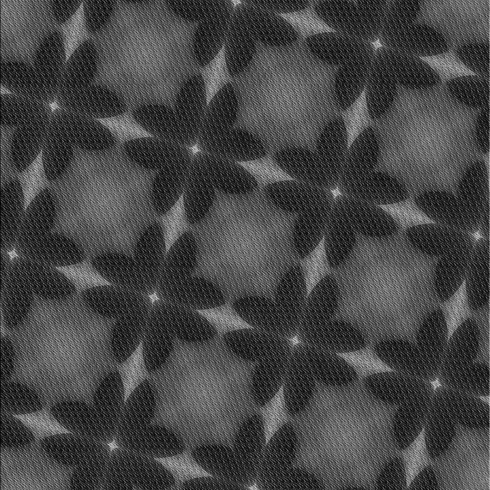 Patterned Charcoal Black Rug, pat3628gry