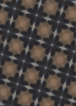 Patterned Mid Gray Novelty Rug, pat3628