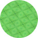 Square Machine Washable Transitional Neon Green Rug in a Living Room, wshpat3629grn