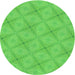 Square Patterned Neon Green Rug, pat3629grn