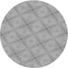 Square Patterned Gray Rug, pat3629gry