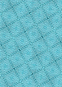 Machine Washable Transitional Dark Turquoise Green Rug, wshpat3629lblu