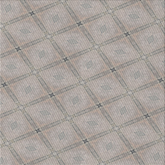Square Patterned Army Brown Novelty Rug, pat3629