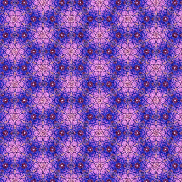 Round Patterned Amethyst Purple Rug, pat363pur