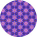 Square Patterned Amethyst Purple Rug, pat363pur