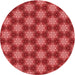 Square Machine Washable Transitional Red Rug in a Living Room, wshpat363rd