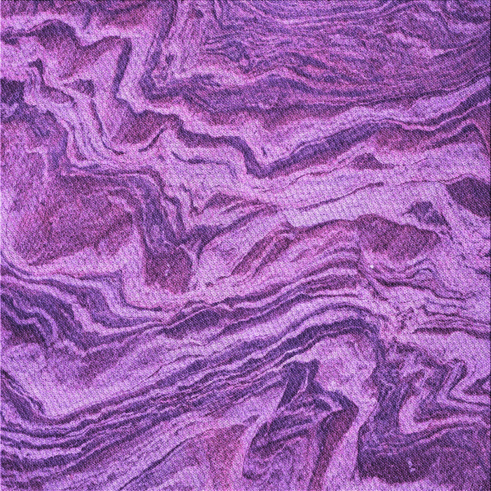 Round Patterned Purple Rug, pat3631pur