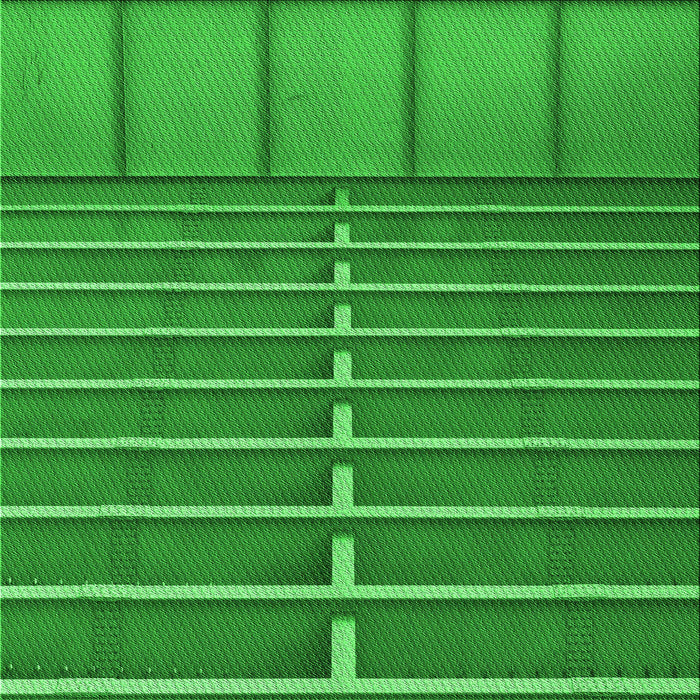 Round Patterned Green Rug, pat3632grn