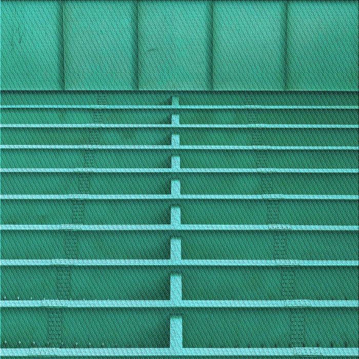 Round Patterned Dark Turquoise Green Rug, pat3632lblu