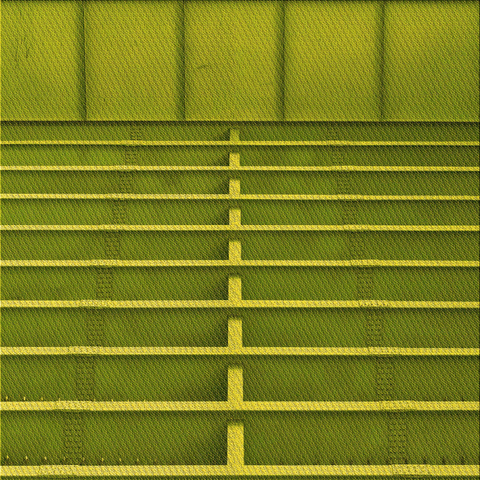 Round Patterned Green Rug, pat3632yw